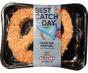 Crab Dip Pretzel